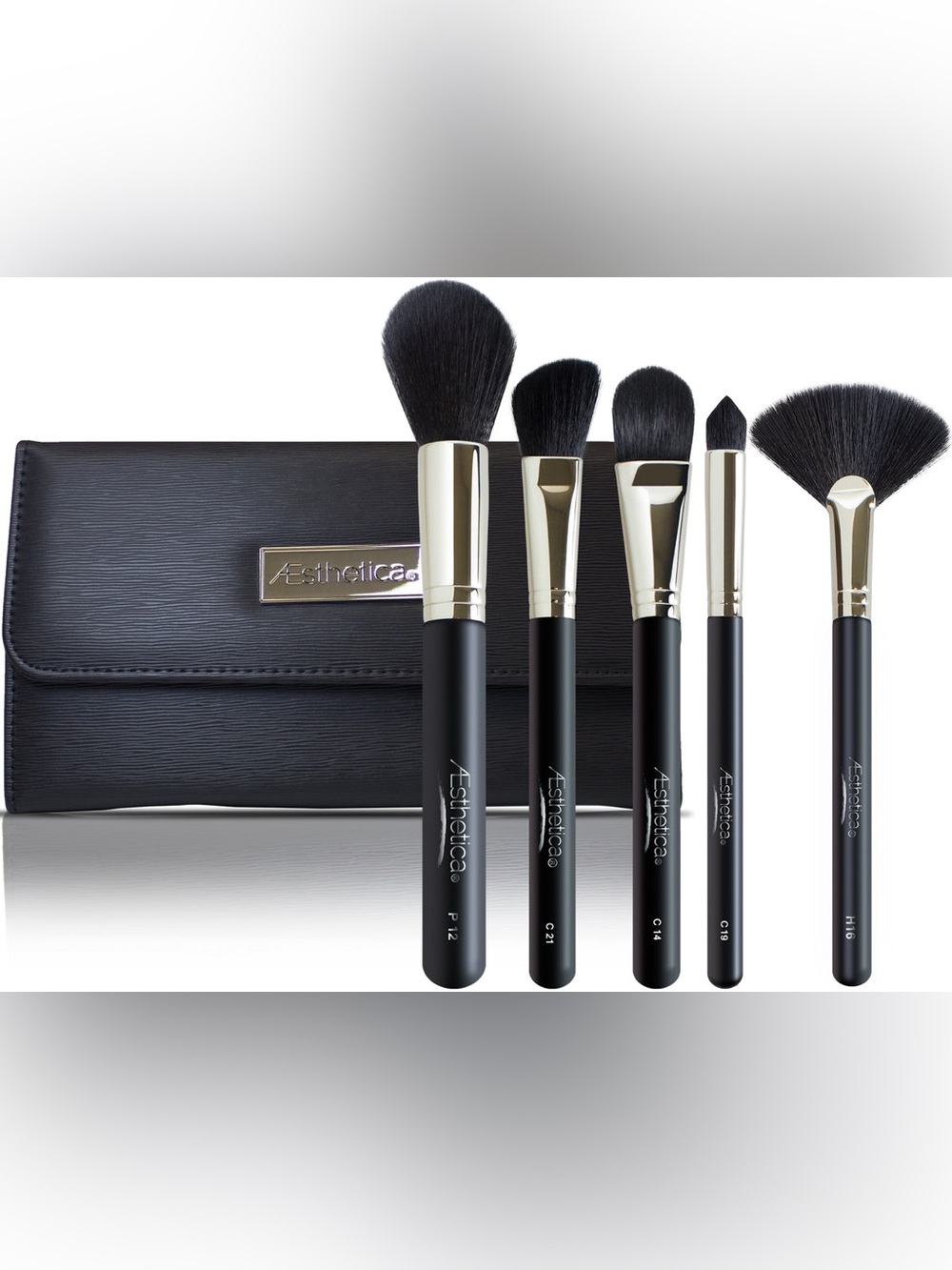 New Aesthetica Pro Series 5-Piece Contouring and Highlighting Makeup Brush Set